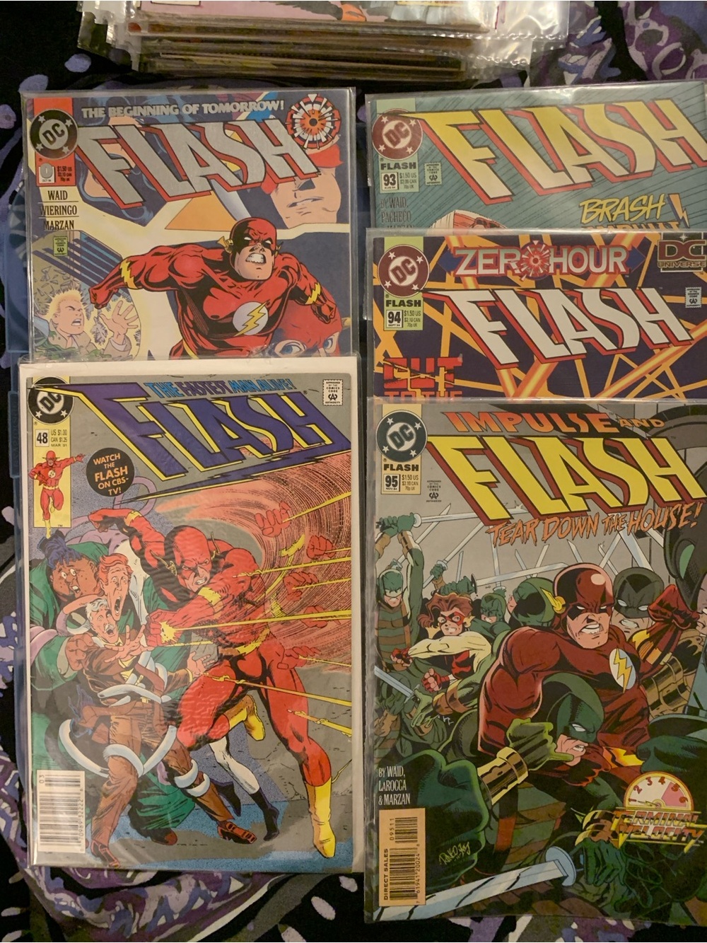 DC The Flash Comic Lot - Red, Yellow, Blue Covers